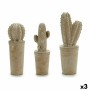 Figure décorative de jardin Ibergarden 180490-3 Pierre Cactus 13 x 38 x 13 cm (3 Unités): Plus de 300.000 produits de grandes ma