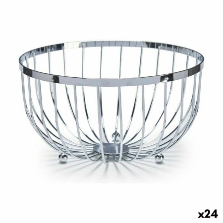 Coupe à fruits Kinvara CN-W6434-2C Argenté Fer 25 x 14 x 25 cm (24 Unités): Plus de 300.000 produits de grandes marques en vente