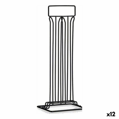 Organisateur de capsules de café Kinvara 92310 Noir Acier 15,5 x 37,5 x 10 cm (12 Unités): Plus de 300.000 produits de grandes m