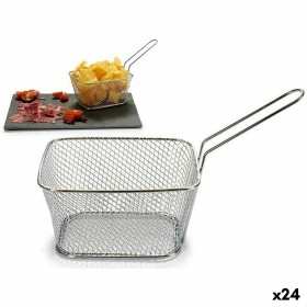 Panier de présentation apéritif Kinvara 50687 Argenté Fer 24 x 13 x 11 cm (24 Unités): Plus de 300.000 produits de grandes marqu