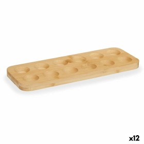 Coquetier Kinvara CN-KT200062-1B Marron Bambou 40 x 3,4 x 40 cm (12 Unités): Plus de 300.000 produits de grandes marques en vent