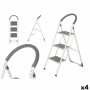 Échelle pliante à 3 marches Kipit 10109 Gris Acier 38 x 117 x 5 cm (4 Unités): Plus de 300.000 produits de grandes marques en ve