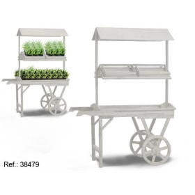 Support à roulettes pour pots de fleurs Ibergarden WA15379-1 Bois d'épicéa 130 x 178 x 70 cm: Plus de 300.000 produits de grande