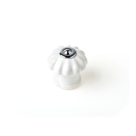 Pommeau Rei e524 Blanc Métal Ø 28 x 27 mm 4 Pièces: Plus de 300.000 produits de grandes marques en vente directe à prix usine su
