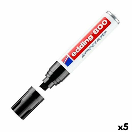 Marqueur permanent Edding 800 Noir (5 Unités): Plus de 300.000 produits de grandes marques en vente directe à prix usine sur cad