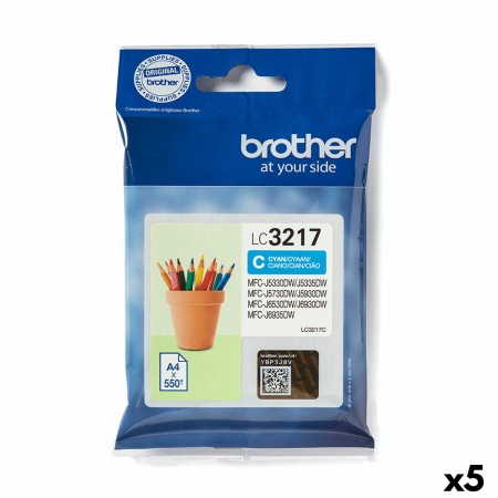 Cartouche d'encre originale Brother LC3217 Cyan (5 Unités): Plus de 300.000 produits de grandes marques en vente directe à prix 