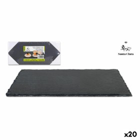 Plateau Santa Clara Alfares Ardoise 30 x 13 cm (20 Unités): Plus de 300.000 produits de grandes marques en vente directe à prix 