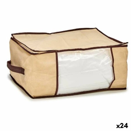 Bourse de Rangement Kipit AR1903037 Crème Polyester polypropylène 27 L 45 x 30 x 20 cm (24 Unités): Plus de 300.000 produits de 