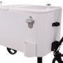 Glacière Fresh Blanc Métal Acier polypropylène 66 x 35 x 60 cm: Plus de 300.000 produits de grandes marques en vente directe à p