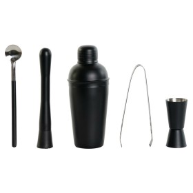 Coffret Cocktail DKD Home Decor Noir Acier inoxydable 500 ml 8 x 8 x 20 cm: Plus de 300.000 produits de grandes marques en vente