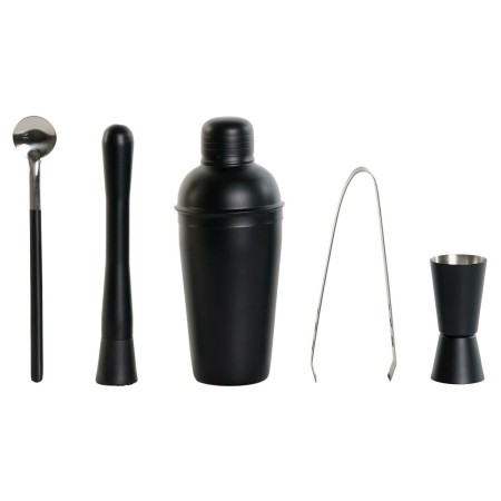 Coffret Cocktail DKD Home Decor Noir Acier inoxydable 500 ml 8 x 8 x 20 cm: Plus de 300.000 produits de grandes marques en vente