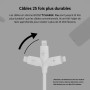 Câble Lightning Belkin CAA008BT3MWH Blanc: Plus de 300.000 produits de grandes marques en vente directe à prix usine sur cadeauf