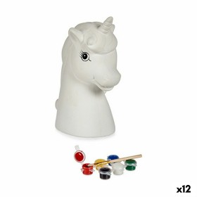 Tirelire à peindre Pincello 87697 Céramique Licorne 10 x 14,5 x 8,5 cm (12 Unités): Plus de 300.000 produits de grandes marques 