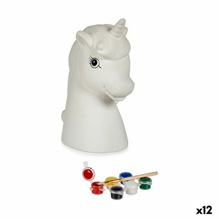 Tirelire à peindre Pincello 87697 Céramique Licorne 10 x 14,5 x 8,5 cm (12 Unités): Plus de 300.000 produits de grandes marques 