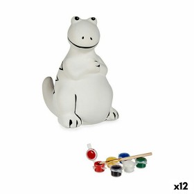 Tirelire à peindre Dinosaure 8,5 x 13,2 x 11 cm Céramique (12 Unités): Plus de 300.000 produits de grandes marques en vente dire