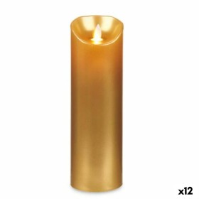 Bougie LED Acorde L-Y8025-YBH-O Doré 8 x 8 x 25 cm (12 Unités): Plus de 300.000 produits de grandes marques en vente directe à p