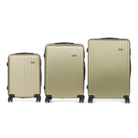 Jeu de valises Vert Rayures 3 Pièces: Plus de 300.000 produits de grandes marques en vente directe à prix usine sur cadeaufou.co
