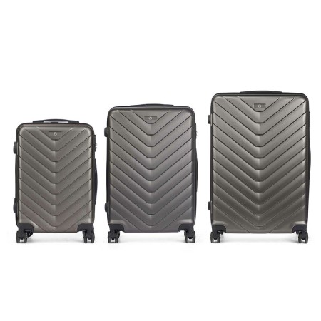 Jeu de valises Gris foncé 3 Pièces: Plus de 300.000 produits de grandes marques en vente directe à prix usine sur cadeaufou.com.