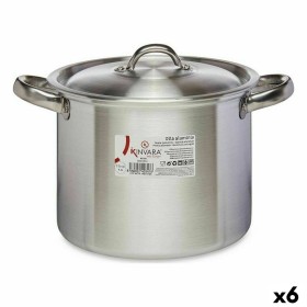 Marmite avec couvercle Kinvara 100033 Argenté Aluminium Ø 20 cm (6 Unités): Plus de 300.000 produits de grandes marques en vente