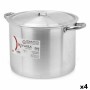 Marmite avec couvercle Ø 30 cm Argenté Aluminium (4 Unités): Plus de 300.000 produits de grandes marques en vente directe à prix