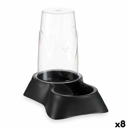 Mangeoir pour animaux Distributeur Anthracite Plastique 1,5 L 16 x 25 x 24 cm (8 Unités): Plus de 300.000 produits de grandes ma