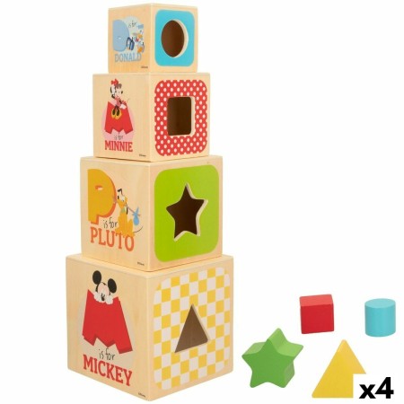 Blocs Empilables Disney 8 Pièces 4 Unités 12,2 x 12,2 x 12,2 cm: Plus de 300.000 produits de grandes marques en vente directe à 