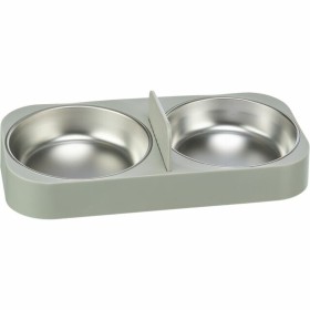 Mangeoir pour animaux Trixie Blanc Acier inoxydable Plastique 500 ml 32 x 5 x 16 cm: Plus de 300.000 produits de grandes marques
