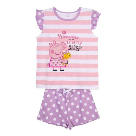 Pyjama D'Été Peppa Pig Rose Violet: Plus de 300.000 produits de grandes marques en vente directe à prix usine sur cadeaufou.com.