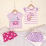 Pyjama D'Été Peppa Pig Rose Violet: Plus de 300.000 produits de grandes marques en vente directe à prix usine sur cadeaufou.com.