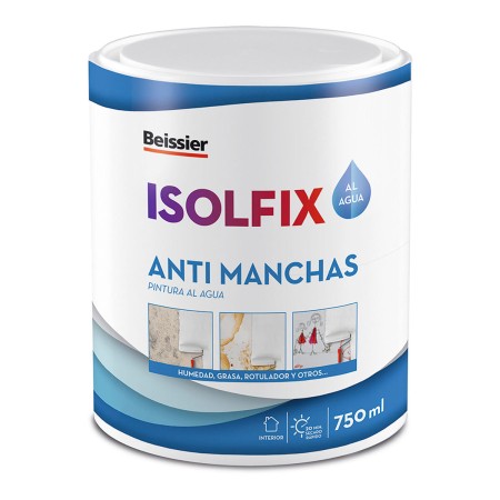 Peinture acrylique Beissier 70249-012 Isolfix Antitaches Blanc 750 ml: Plus de 300.000 produits de grandes marques en vente dire
