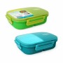 Boîte à lunch hermétique ThermoSport 3 Compartiments Rectangulaire 900 ml (6 Unités): Plus de 300.000 produits de grandes marque