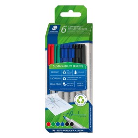 boîte de marqueurs Staedtler Lumocolor 6 Pièces Multicouleur: Plus de 300.000 produits de grandes marques en vente directe à pri