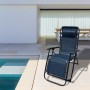 Marbueno Transat Pliable Acier Avec Coussin Jardin et Piscine 90X66X108 cm Gravité Zero Bleu Foncé 10011: Plus de 300.000 produi