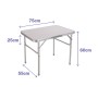 Table Pliante en Aluminium Marbueno D25 Assortie Camping et Plage 75X55X25/60 cm 10013: Plus de 300.000 produits de grandes marq