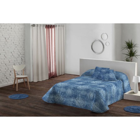 Couvre-lit Lois PATCH P. Bleu Lit 1 persone 180 x 260 cm (2 Pièces): Plus de 300.000 produits de grandes marques en vente direct