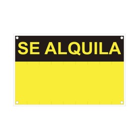 Panneau Normaluz Se alquila PVC 45 x 70 cm: Plus de 300.000 produits de grandes marques en vente directe à prix usine sur cadeau