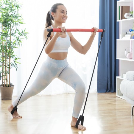 Barre de Fitness avec Élastiques et Guide d'Exercice Resibar InnovaGoods: Plus de 300.000 produits de grandes marques en vente d