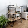 Chariot de service Vinthera Moa Noir Acier 75 x 45 x 85 cm: Plus de 300.000 produits de grandes marques en vente directe à prix 
