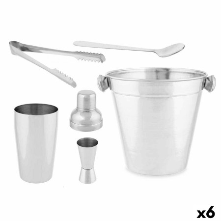 Coffret Cocktail Kinvara 1351-1850 Argenté Acier inoxydable 250 ml 5 Pièces (6 Unités): Plus de 300.000 produits de grandes marq