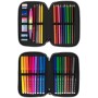 Plumier double Milan Sunset Noir Rose 34 Pièces 19,5 x 13 x 5 cm: Plus de 300.000 produits de grandes marques en vente directe à