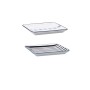 Plateau apéritif Bidasoa Zigzag Multicouleur Céramique Carré 15 x 15 cm 2 Unités: Plus de 300.000 produits de grandes marques en