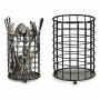 Égouttoir à couverts Kinvara W6467-2 Noir Acier 12,8 x 17,5 x 12,8 cm (12 Unités): Plus de 300.000 produits de grandes marques e