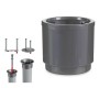 Pot auto-arrosant Ibergarden 4126-PLA Argenté polypropylène 26 x 25 x 26 cm (4 Unités): Plus de 300.000 produits de grandes marq