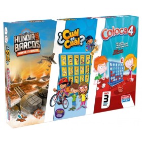 Jeu de société Falomir Coloca 4, Hundir los Barcos y Cuál es cuál (ES): Plus de 300.000 produits de grandes marques en vente dir