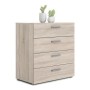 Caisson à Tiroirs Tvilum Tyhja Marron Métal Chêne 70 x 40 x 75 cm: Plus de 300.000 produits de grandes marques en vente directe 