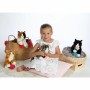 Jouet Peluche Gipsy Chat Noir/Blanc: Plus de 300.000 produits de grandes marques en vente directe à prix usine sur cadeaufou.com