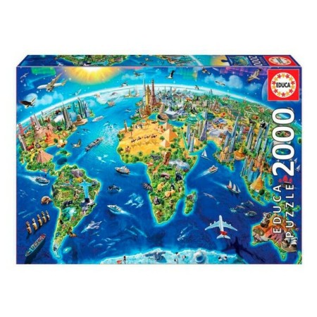 Puzzle Educa World Symbols 17129.0 2000 Pièces: Plus de 300.000 produits de grandes marques en vente directe à prix usine sur ca