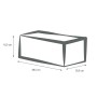 Cache-pot EDA Anthracite Plastique 99 x 39 x 43 cm: Plus de 300.000 produits de grandes marques en vente directe à prix usine su