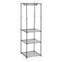 Garde-robe Kipit WR4205NB Noir Gris Fer Plastique 43,5 x 160 x 50 cm: Plus de 300.000 produits de grandes marques en vente direc