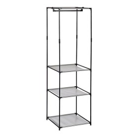 Garde-robe Kipit WR4205NB Noir Gris Fer Plastique 43,5 x 160 x 50 cm: Plus de 300.000 produits de grandes marques en vente direc